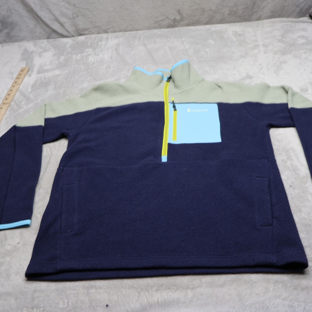Cotopaxi Sweatshirt Mens XL Blue Abrazo 1/2 Zip Fleece Pullover Outdoor Hiking